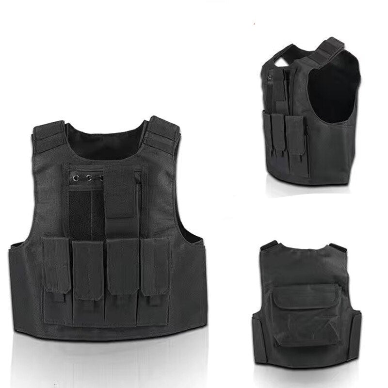 Chaleco mas mochila tactica