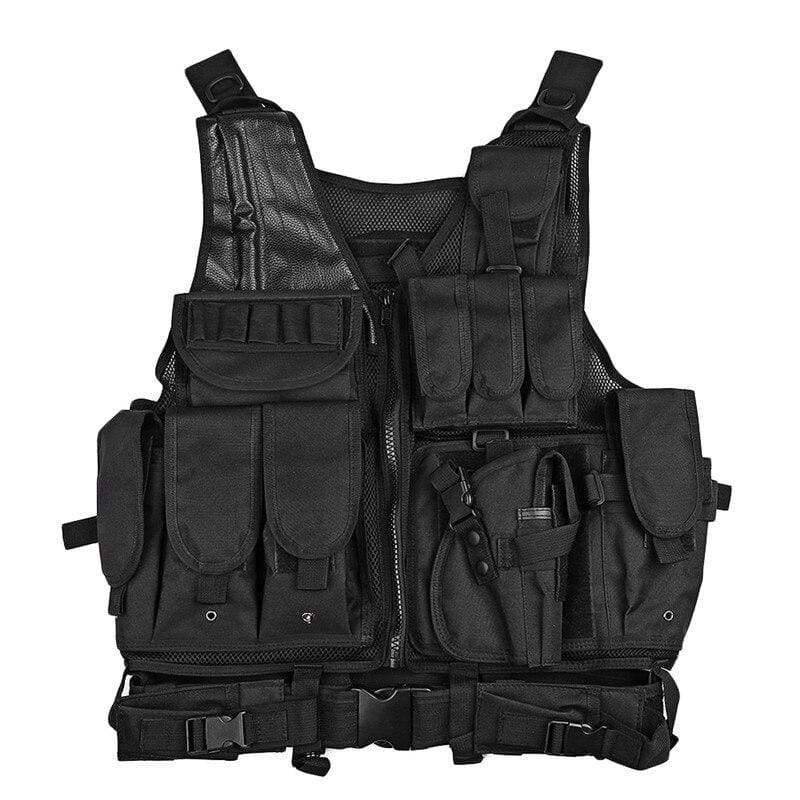 Chaleco tactico airsoft negro