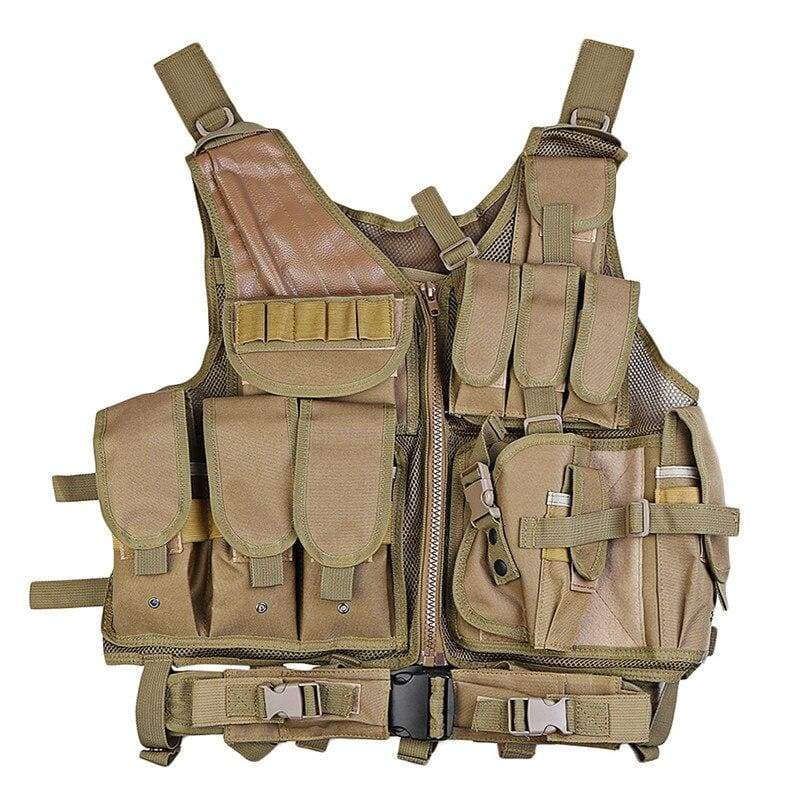 Chaleco tactico airsoft negro