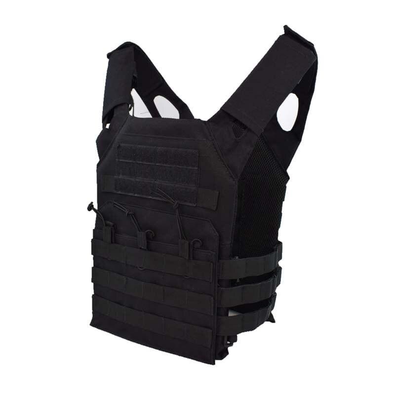 Chaleco táctico negro airsoft