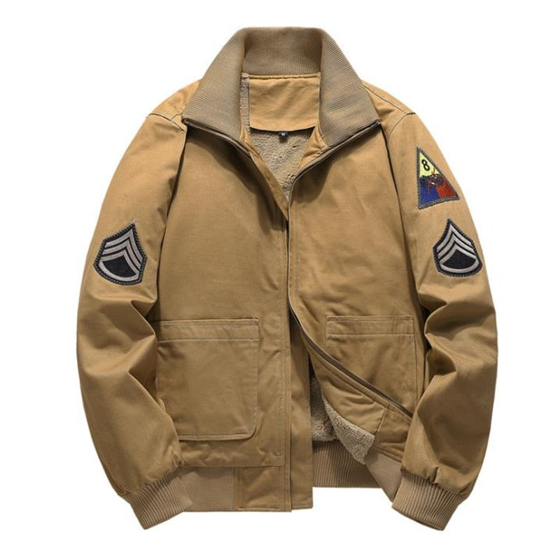 Chaqueta bomber hombre militar