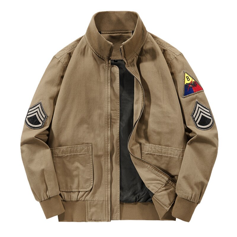 Chaqueta bomber hombre militar