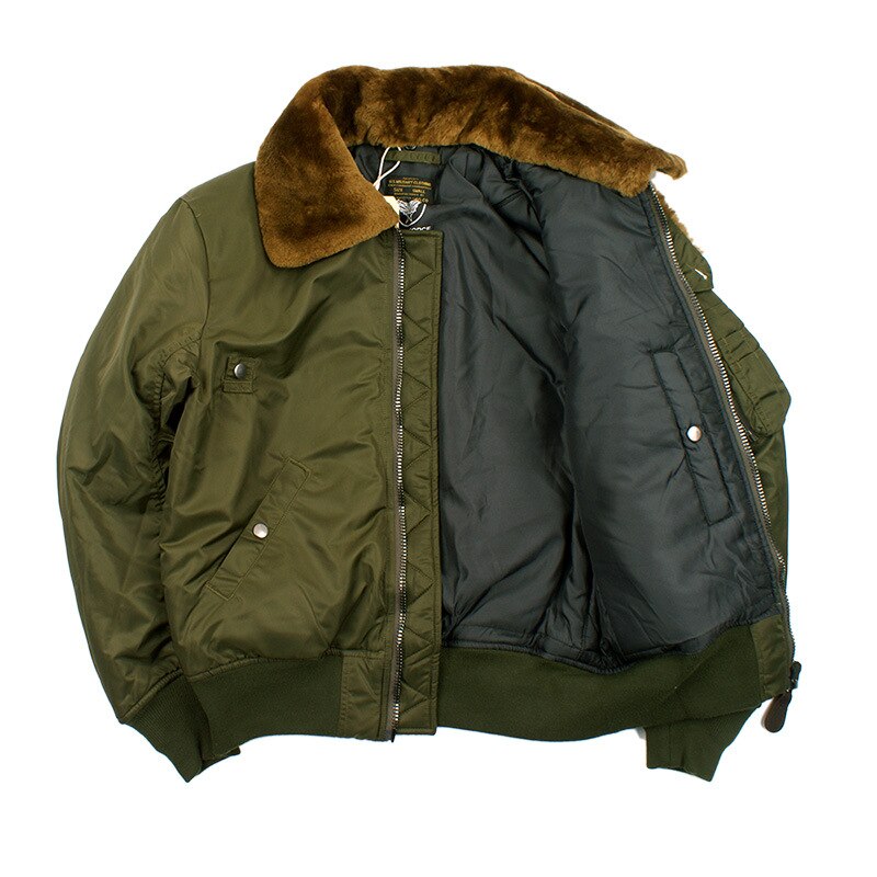 Chaqueta bomber hombre verde militar