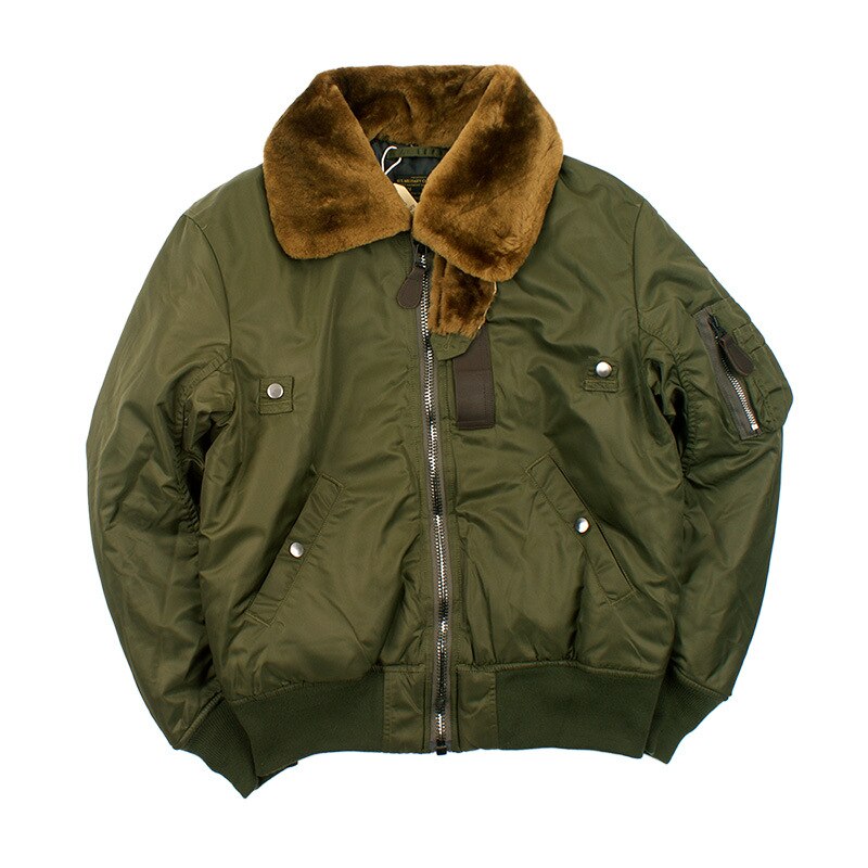 Chaqueta bomber hombre verde militar