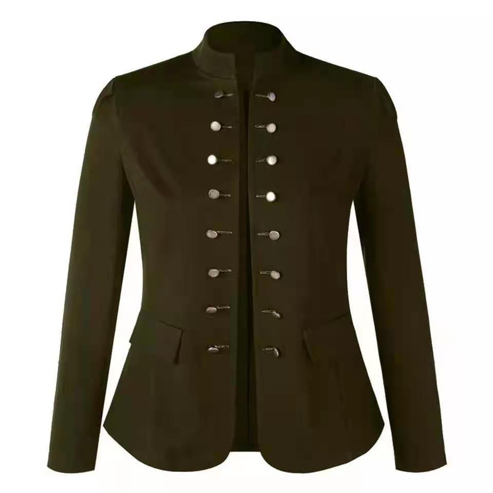 Chaqueta botones militar mujer