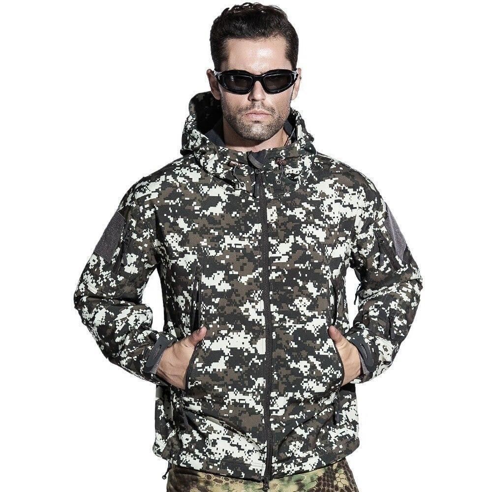 Chaqueta calida de caza hombre