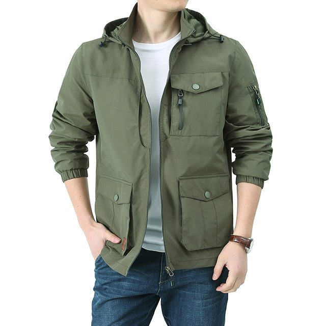 Chaqueta casaca militar clasica hombre