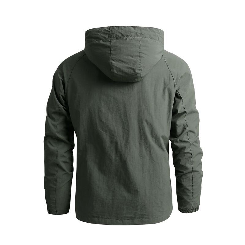 Chaqueta casual hombre verde militar