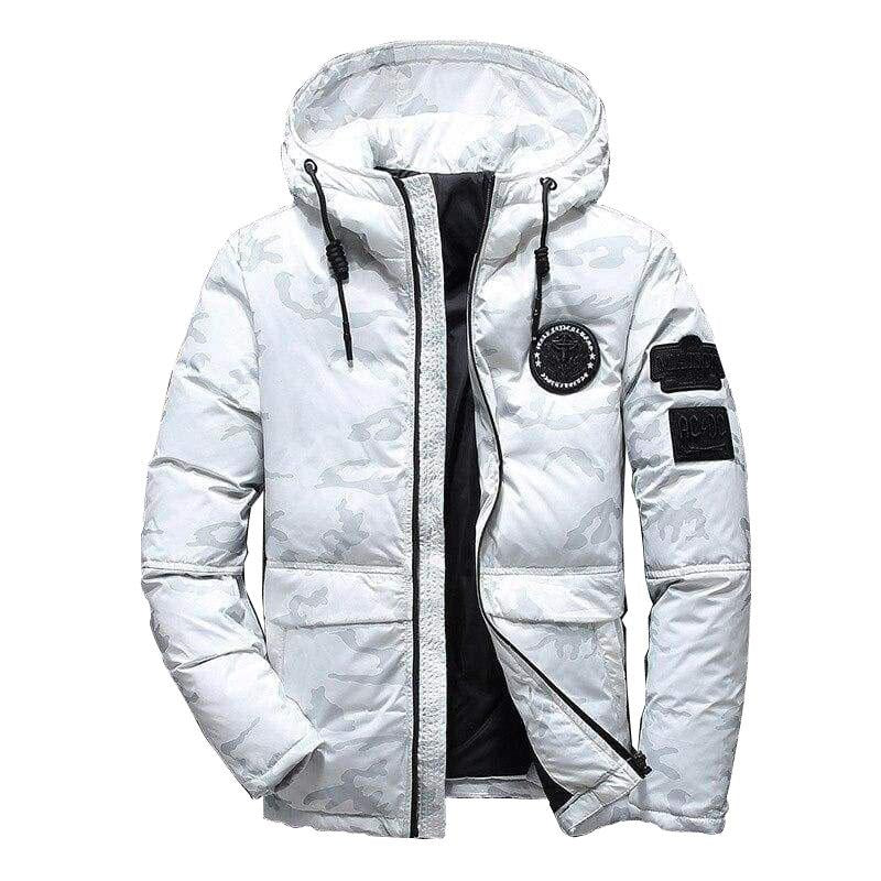 Chaqueta de aviador con plumón para hombre