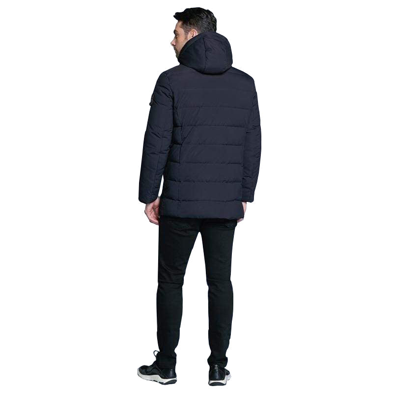 Chaqueta de forro polar azul marino