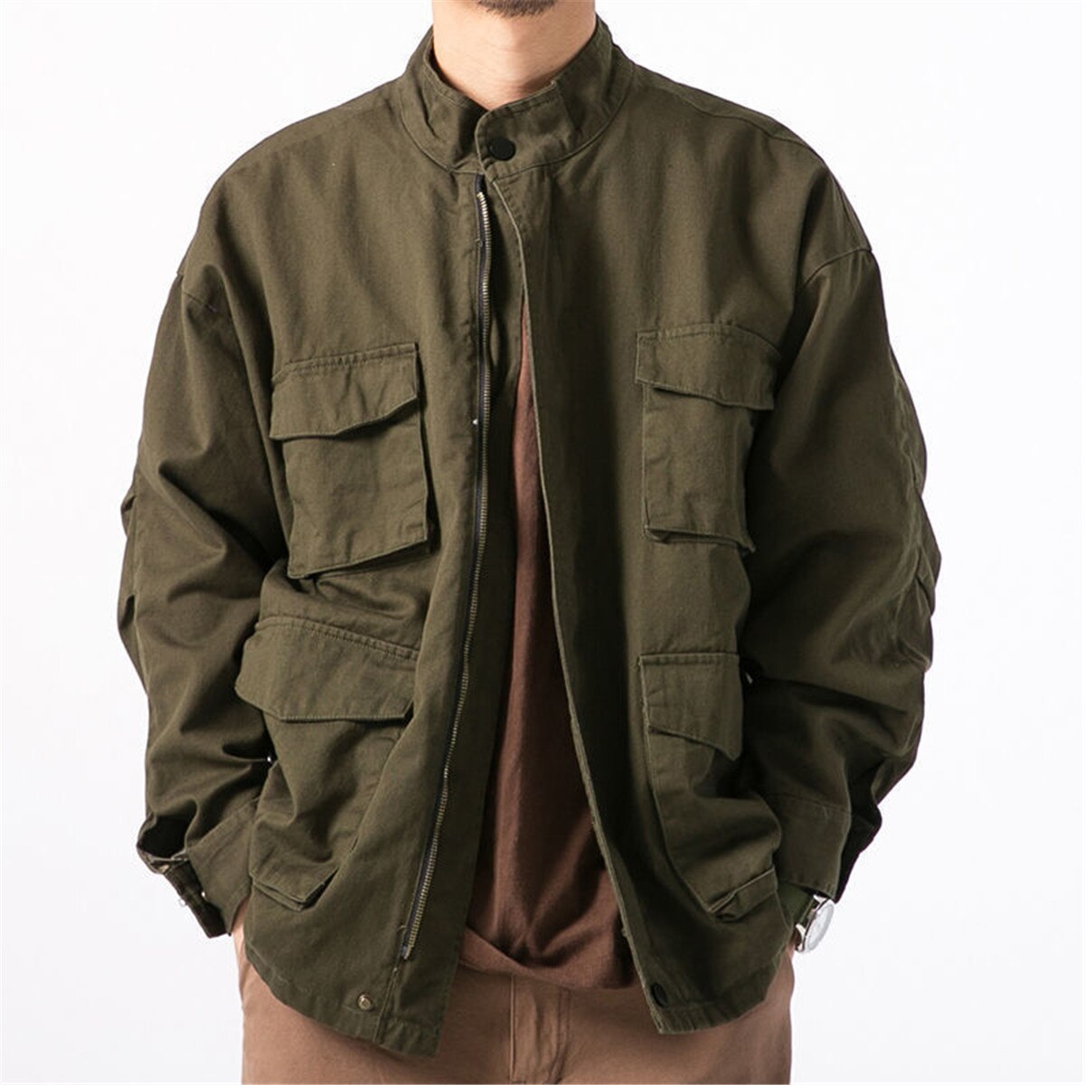 Chaqueta de hombre militar