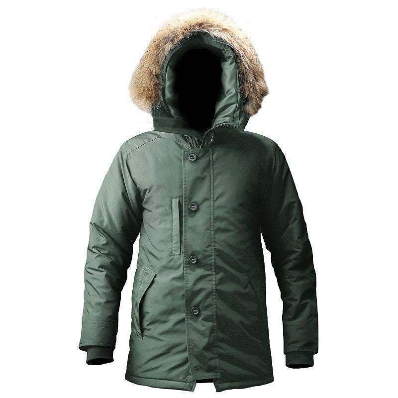 Chaqueta de hombre tipo militar