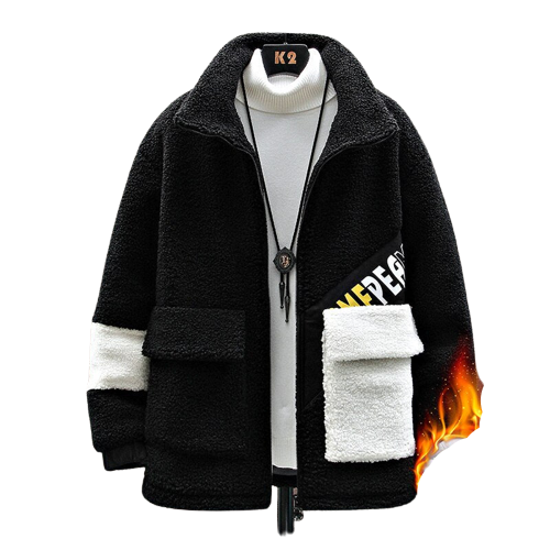 Chaqueta de invierno estilo militar para hombre