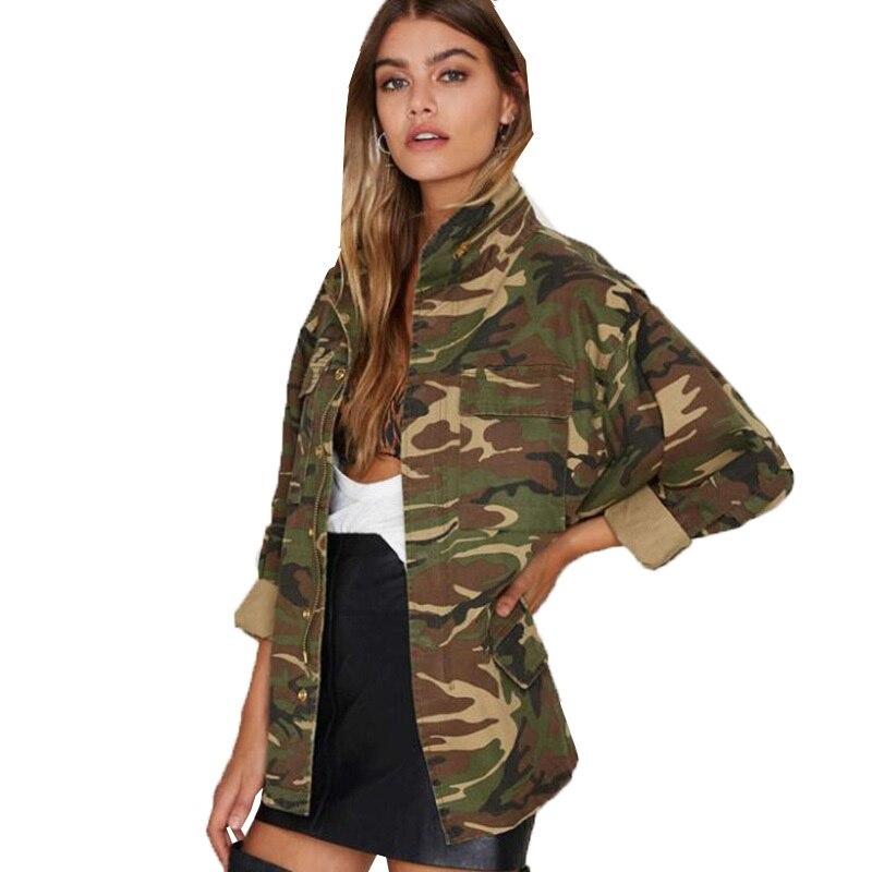 Chaqueta de mujer color verde militar