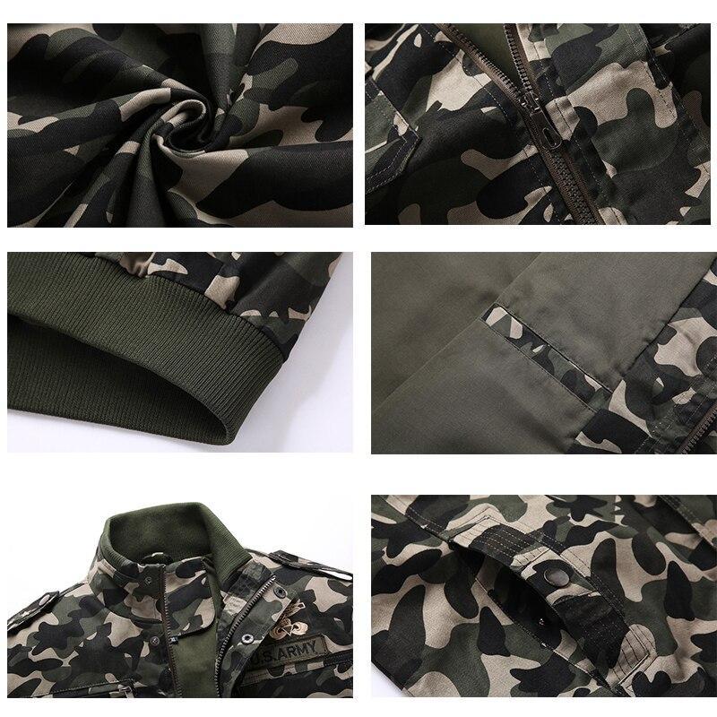 Chaqueta estampado militar hombre