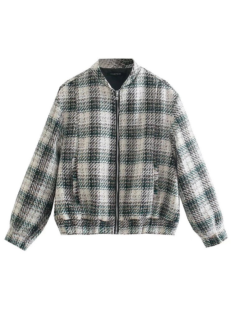 Chaqueta estilo casaca militar mujer