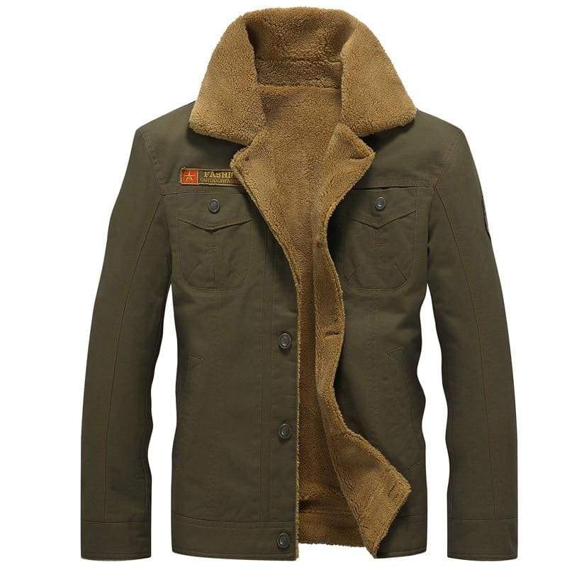 Chaqueta estilo militar hombre