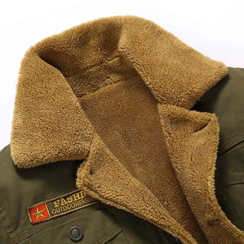 Chaqueta estilo militar hombre