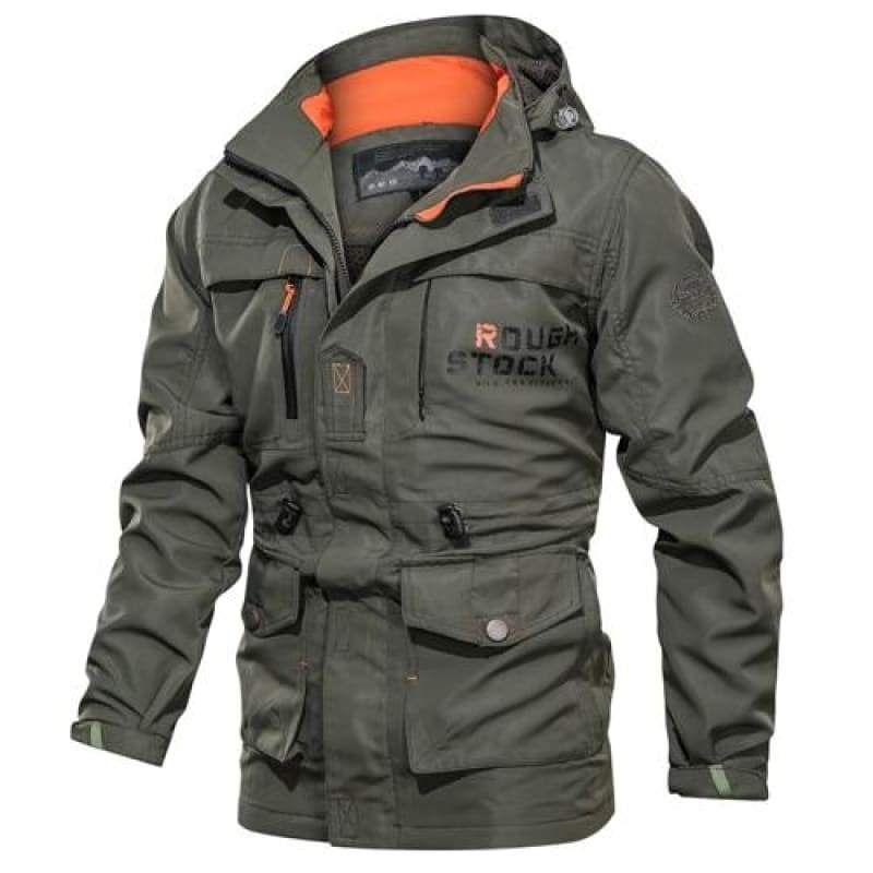 Chaqueta estilo militar para hombre