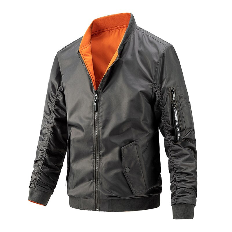 Chaqueta hombre corte militar