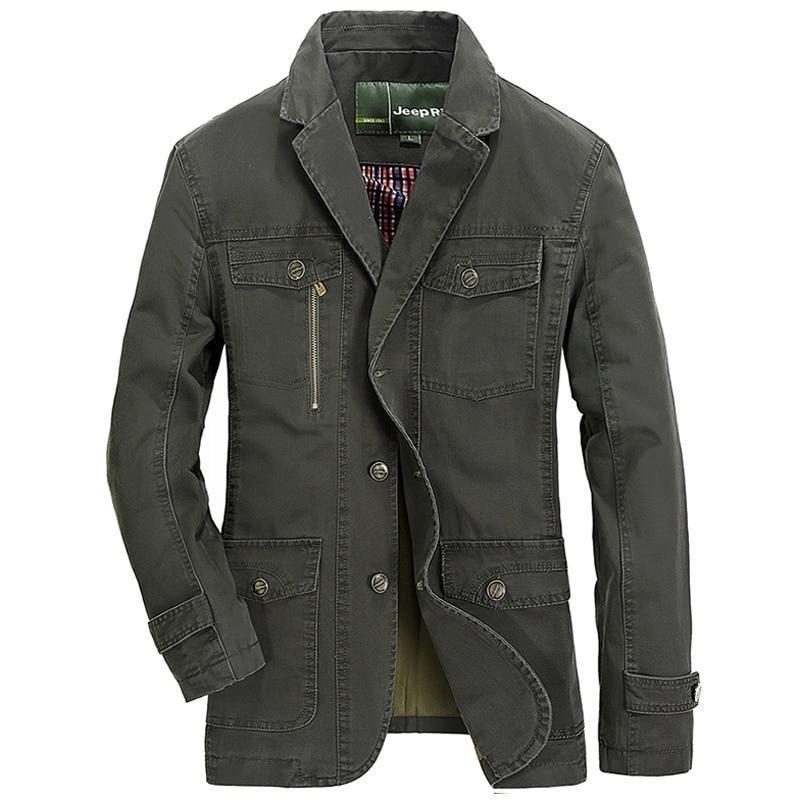 Chaqueta hombre estilo militar