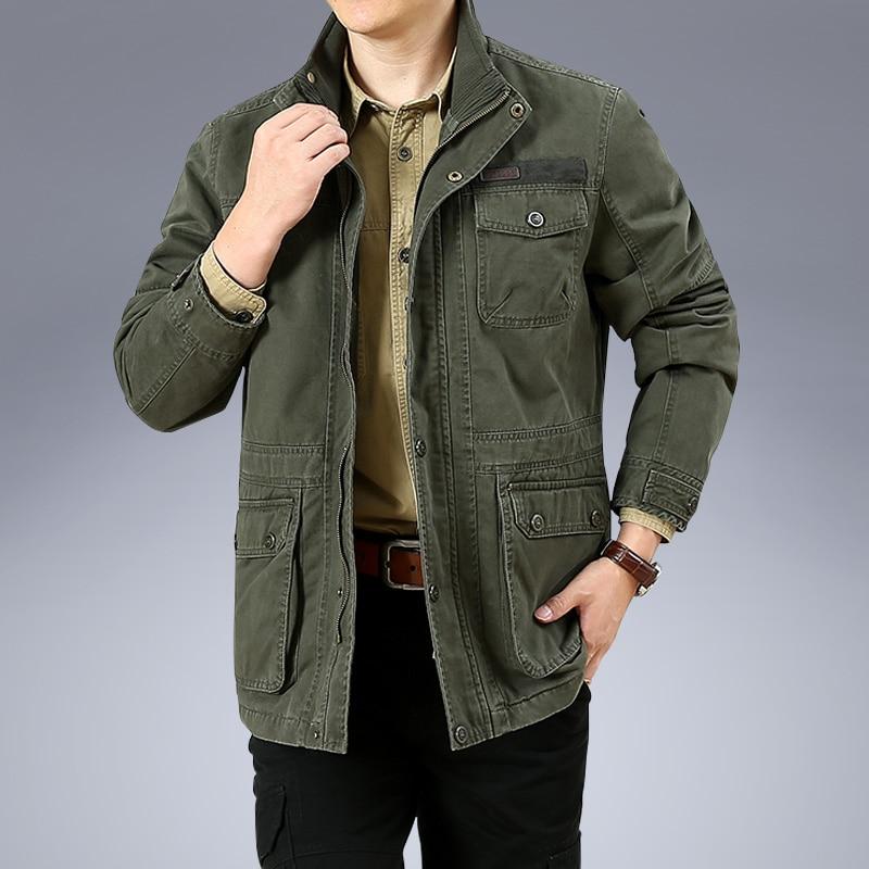 Chaqueta hombre tipo militar