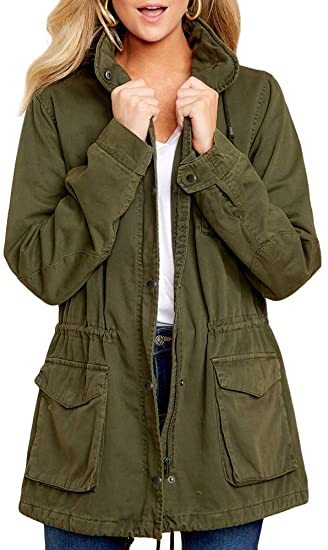 Chaqueta larga de plumon mujer