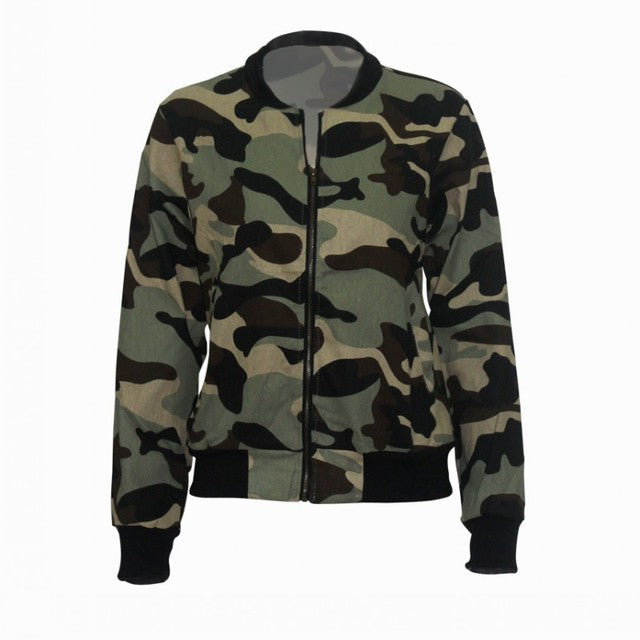 Chaqueta militar algodon mujer