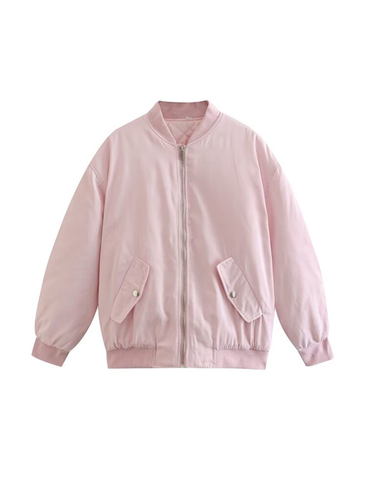 Chaqueta militar azul para mujer