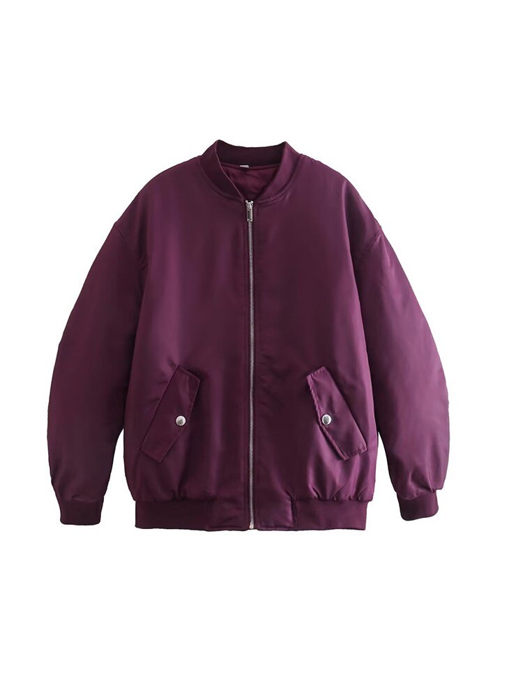 Chaqueta militar azul para mujer