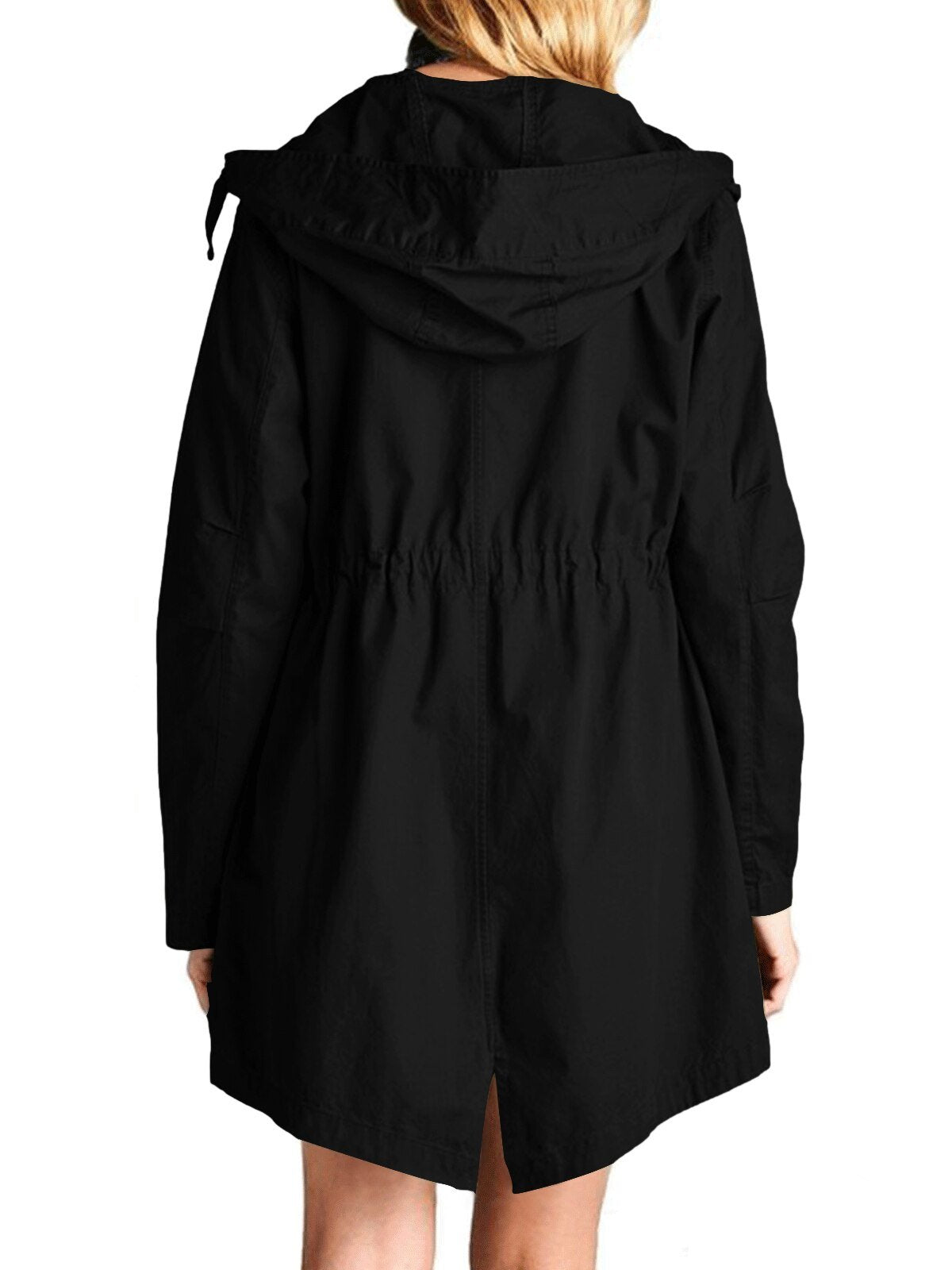 Chaqueta militar caki mujer