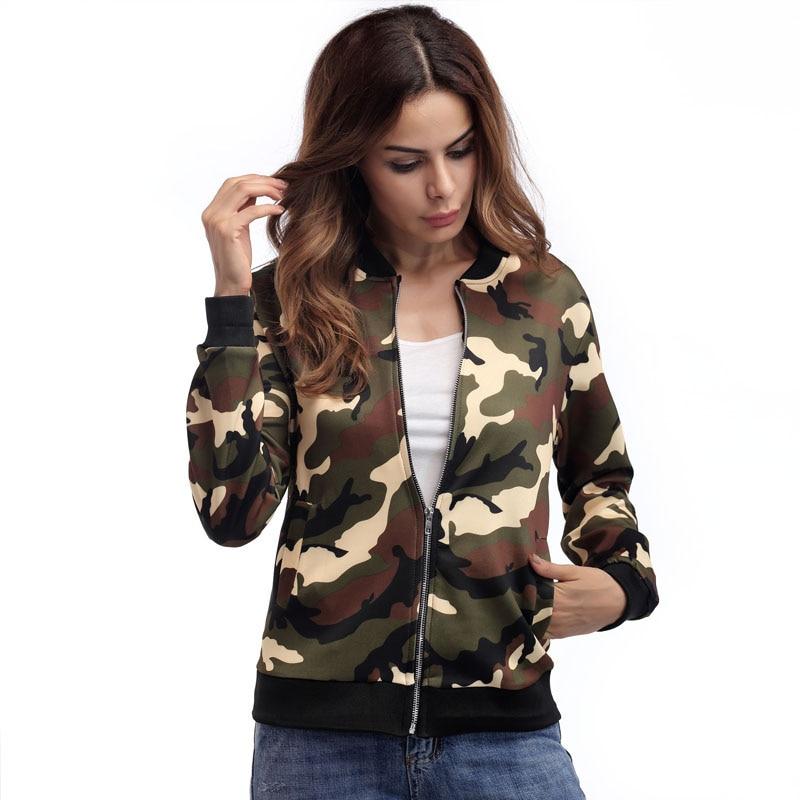 Chaqueta militar camuflaje mujer