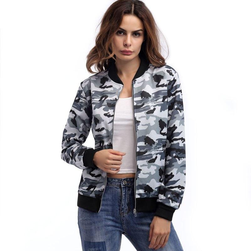 Chaqueta militar camuflaje mujer