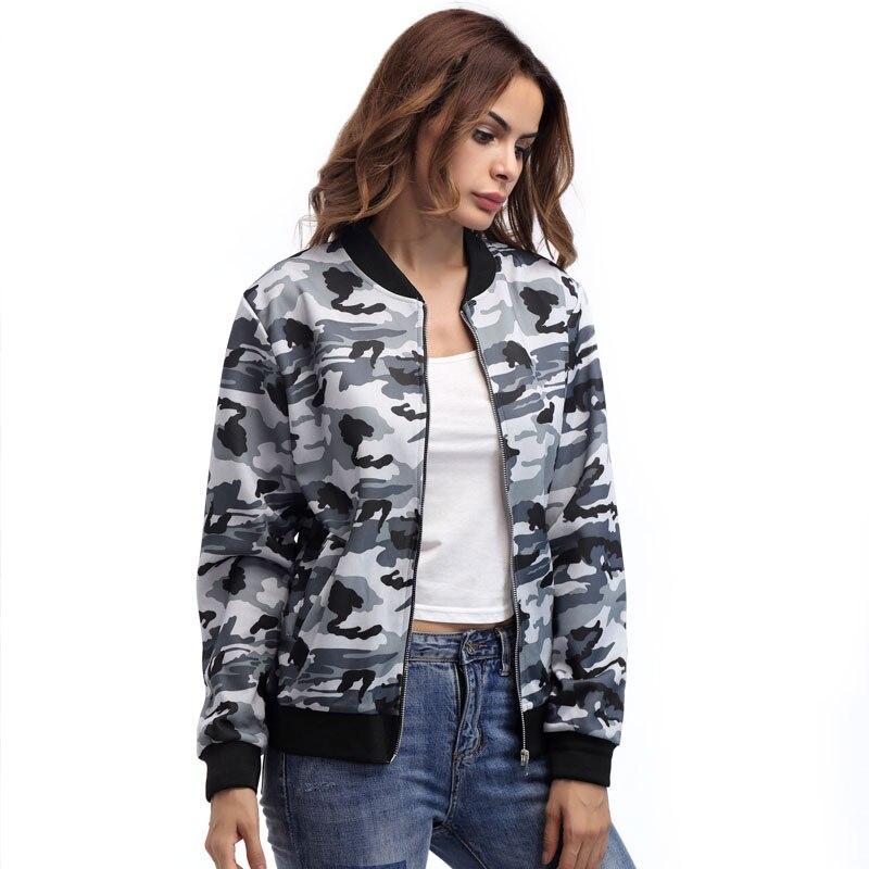 Chaqueta militar camuflaje mujer