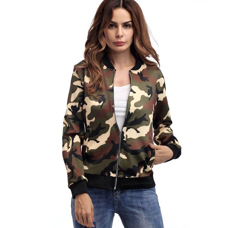 Chaqueta militar camuflaje mujer