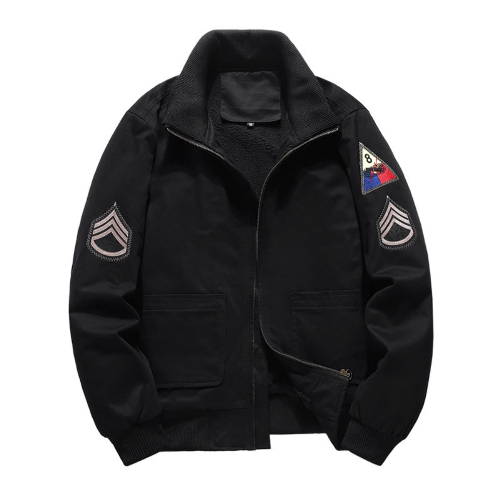 Chaqueta militar caqui hombre