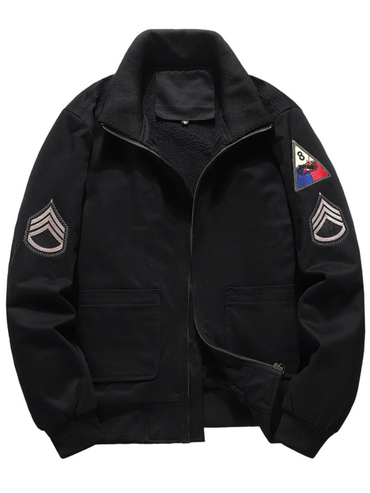 Chaqueta militar caqui hombre