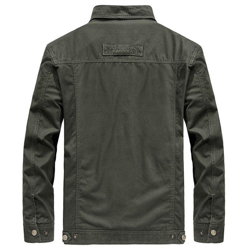 Chaqueta militar cuello mao hombre