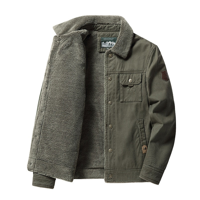 Chaqueta militar de hombre