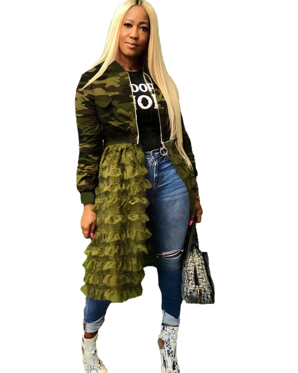 Chaqueta militar gala mujer