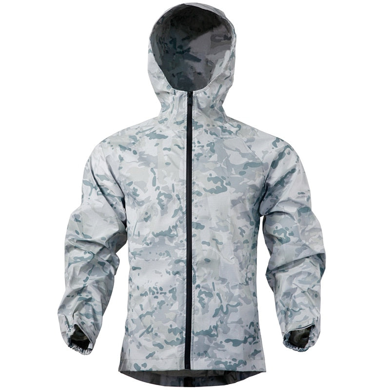 Chaqueta militar gris hombre