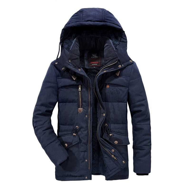 Chaqueta militar hombre azul