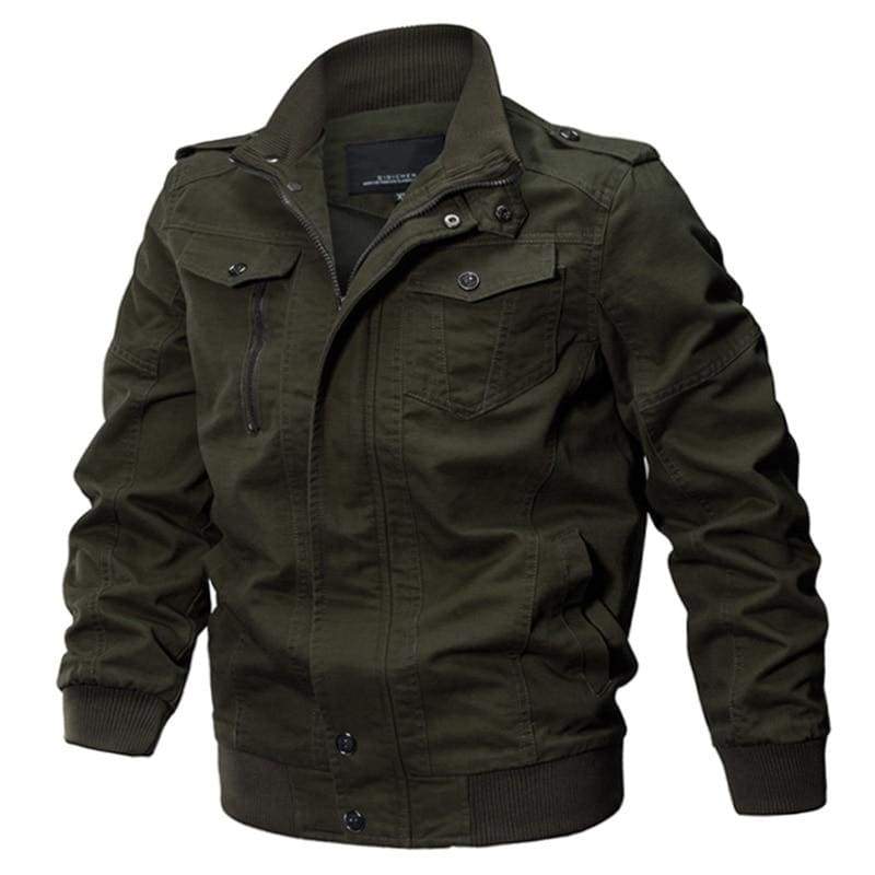 Chaqueta militar hombre botones