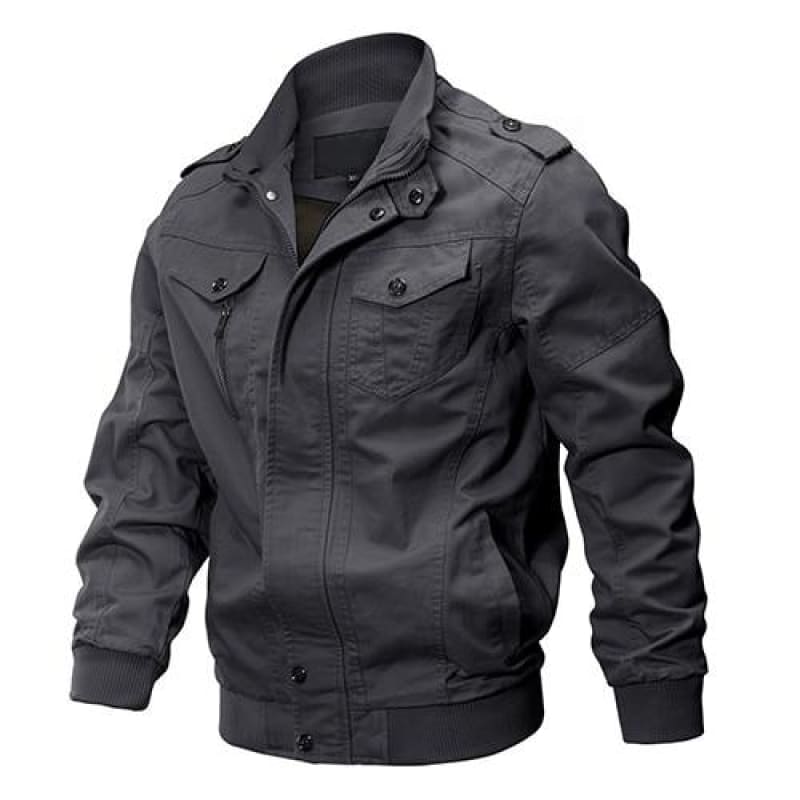 Chaqueta militar hombre botones