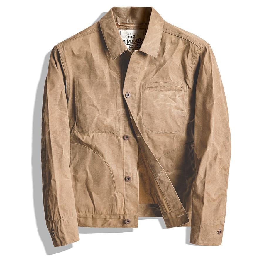 Chaqueta militar hombre caqui