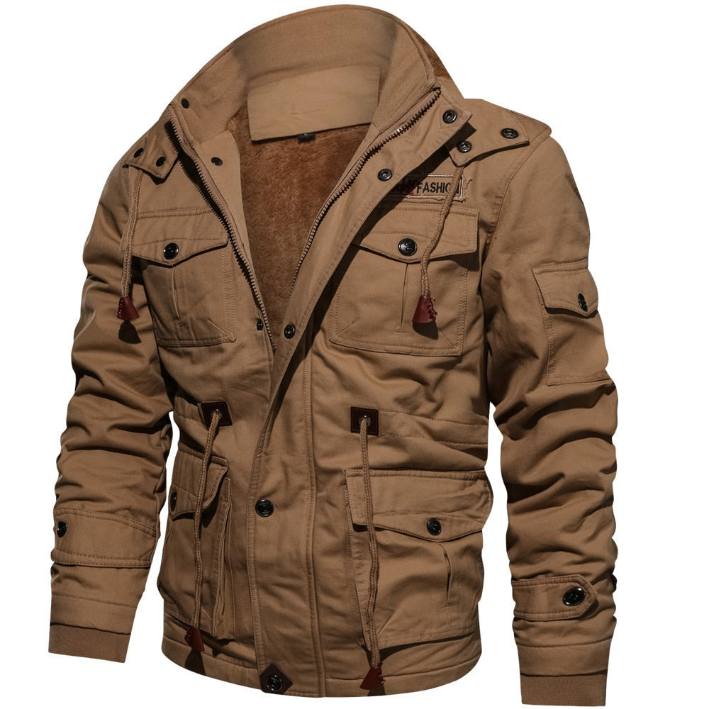 Chaqueta militar hombre moda