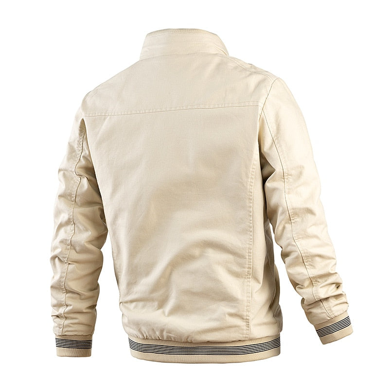Chaqueta militar hombre primavera