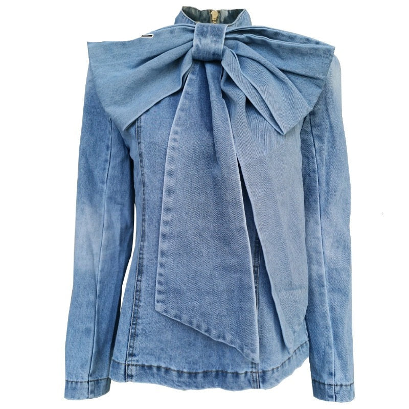 Chaqueta militar mujer azul