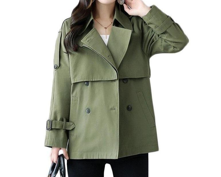 Chaqueta militar mujer botones grandes