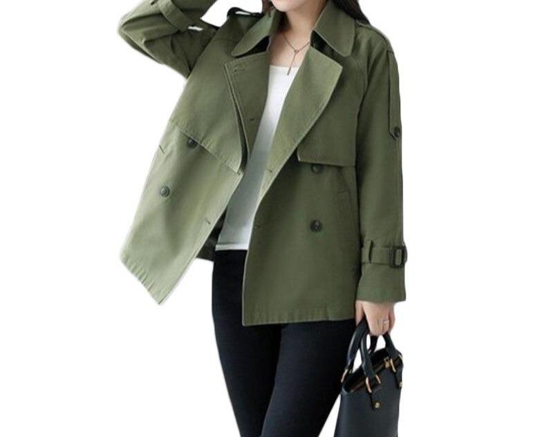 Chaqueta militar mujer botones grandes